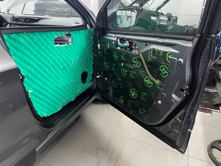 Шумоизоляция двери Nissan Qashqai-4