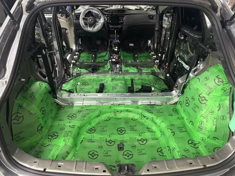 Шумоизоляция пола Nissan Qashqai-2