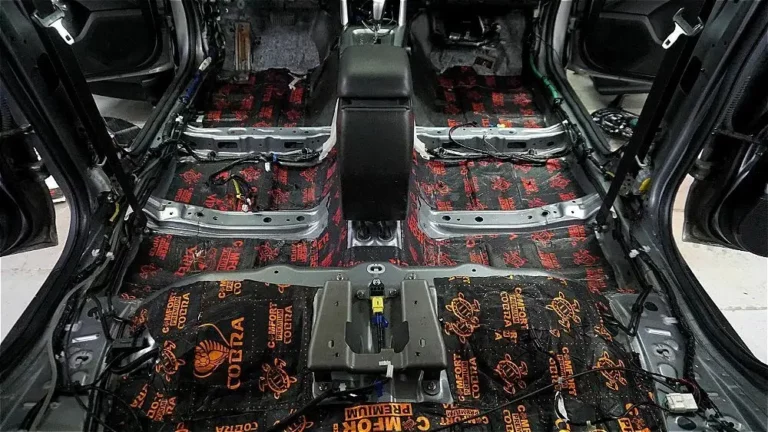 шумоизоляция пол Subaru Forester 2011-1